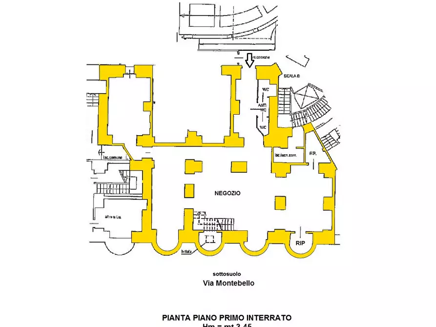Immagine 7 di Showroom in vendita  in Corso Via Montebello a Torino