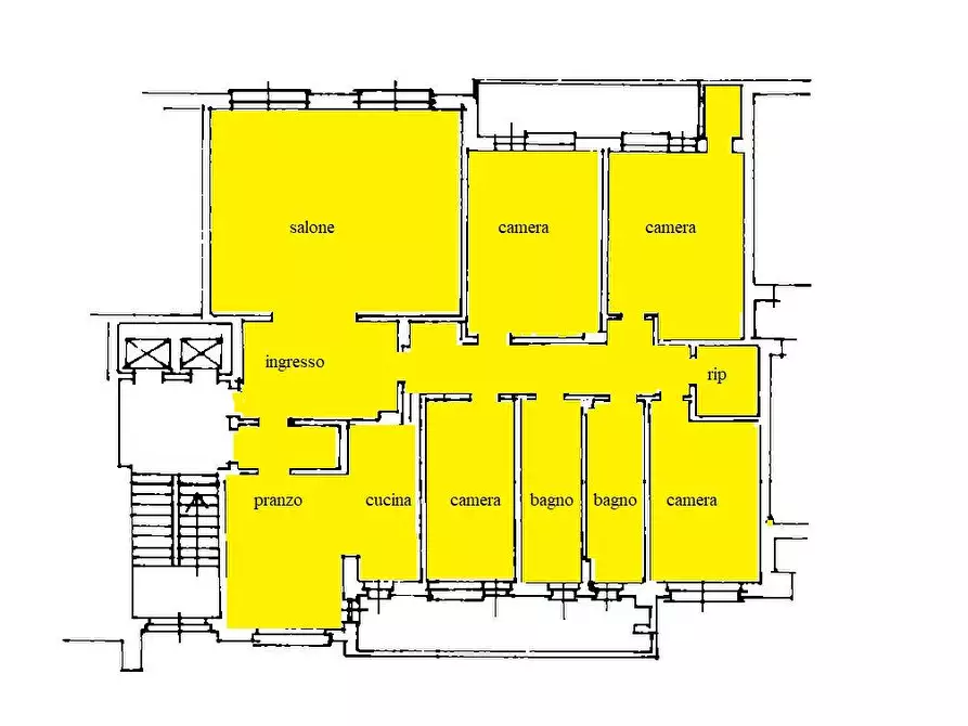 Immagine 30 di Appartamento in vendita  in corso Montecucco a Torino