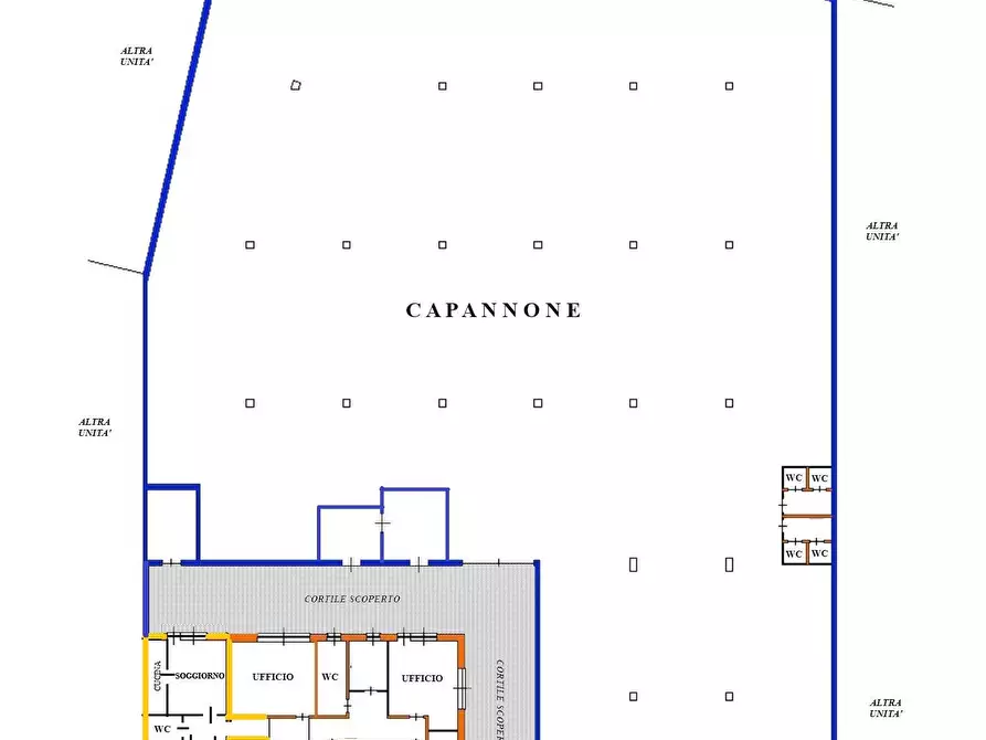 Immagine 2 di Capannone industriale in vendita  in Via Sansovino a Torino