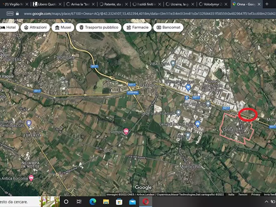 Immagine 3 di Terreno residenziale in vendita  in S.S. 17 Nucleo Industriale Bazzano a L'aquila