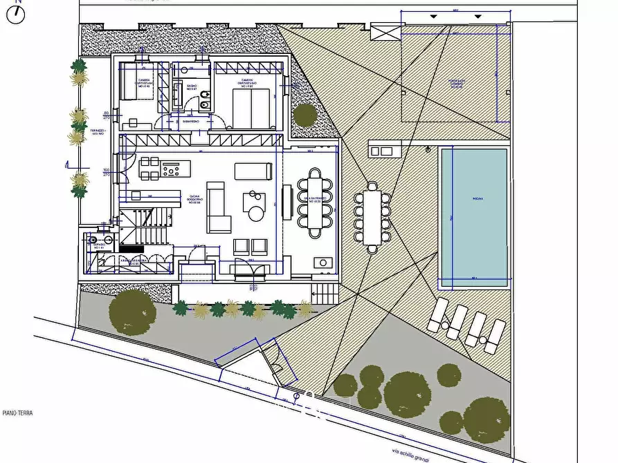 Immagine 28 di Villa in vendita  in Via Achille Grandi a Vedano Al Lambro