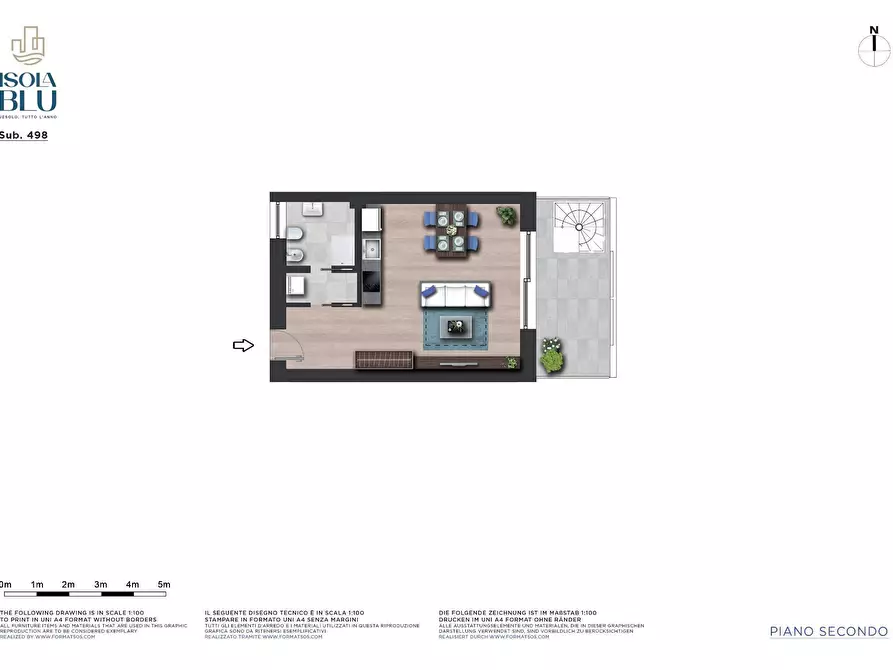 Immagine 1 di Appartamento in vendita  in Piazza. L. Tenco a Jesolo