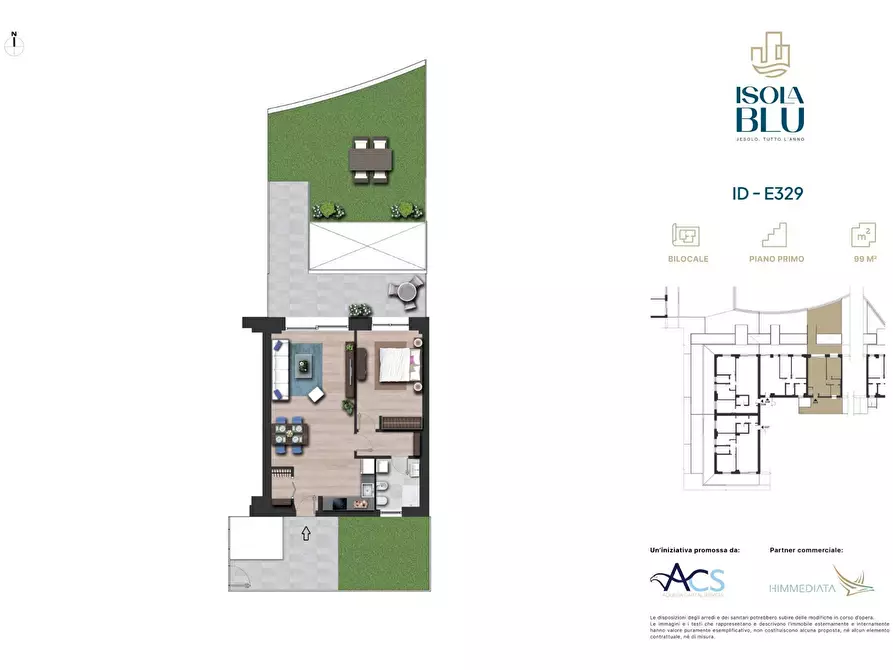 Immagine 23 di Appartamento in vendita  in P.ZA L. TENCO a Jesolo