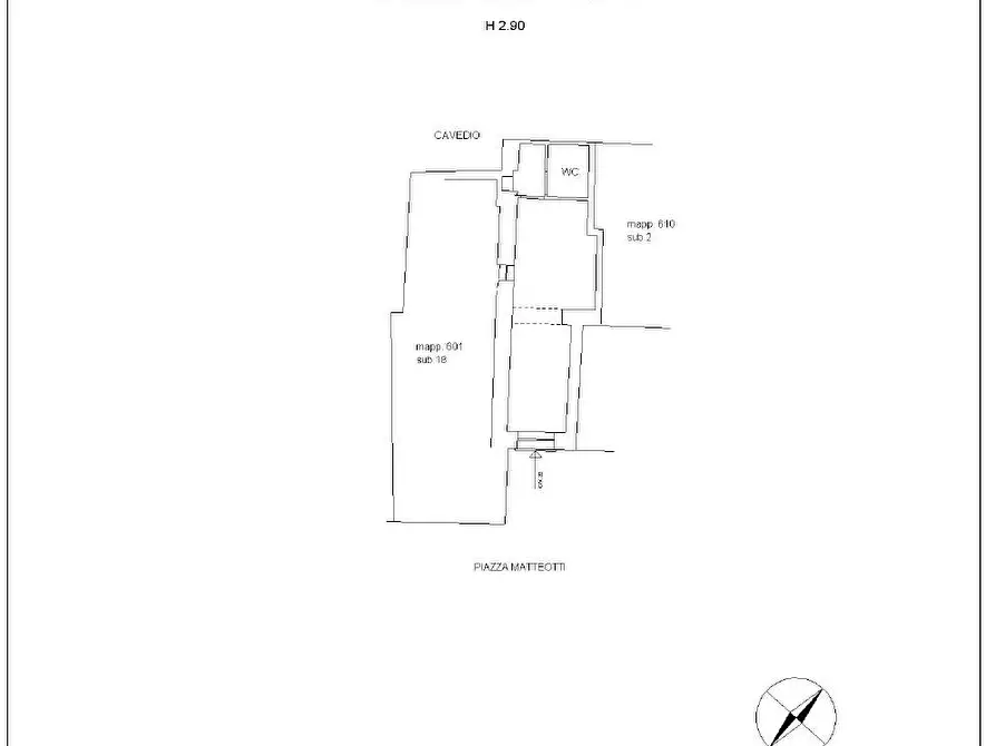 Immagine 2 di Locale commerciale in vendita  in PIAZZA  MATTEOTTI a Chiavari