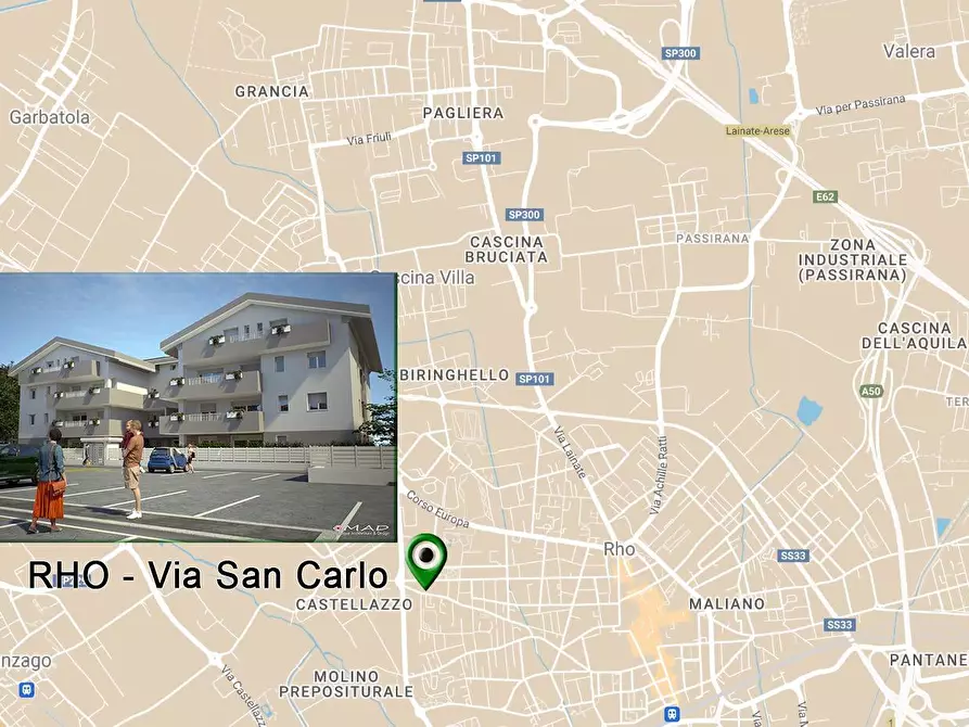 Immagine 2 di Appartamento in vendita  in via San Carlo a Rho