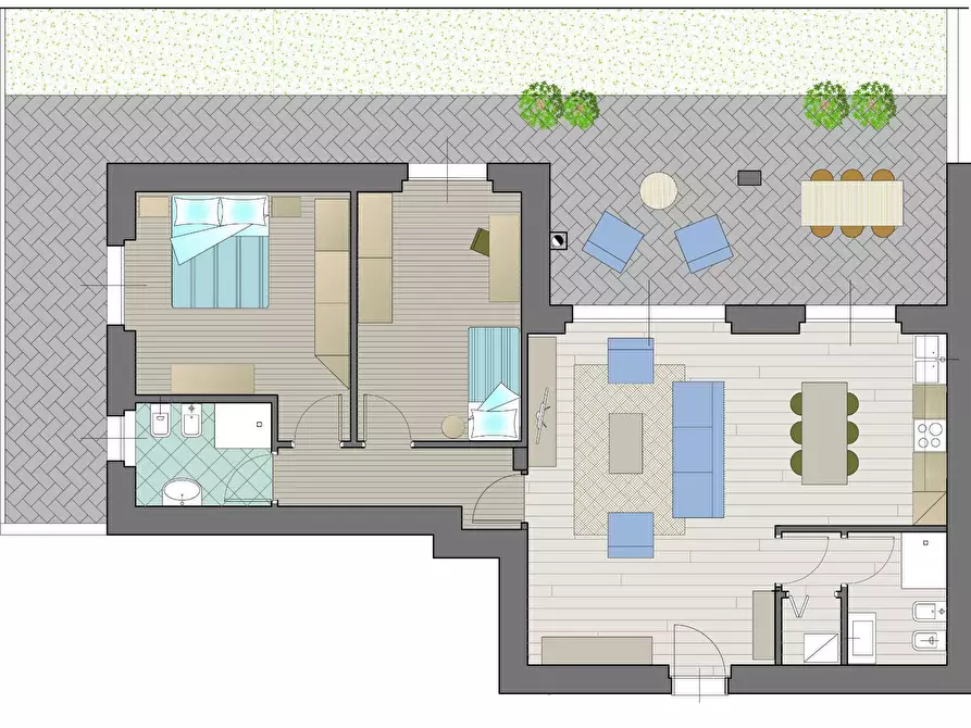 Immagine 3 di Appartamento in vendita  in via San Carlo a Rho