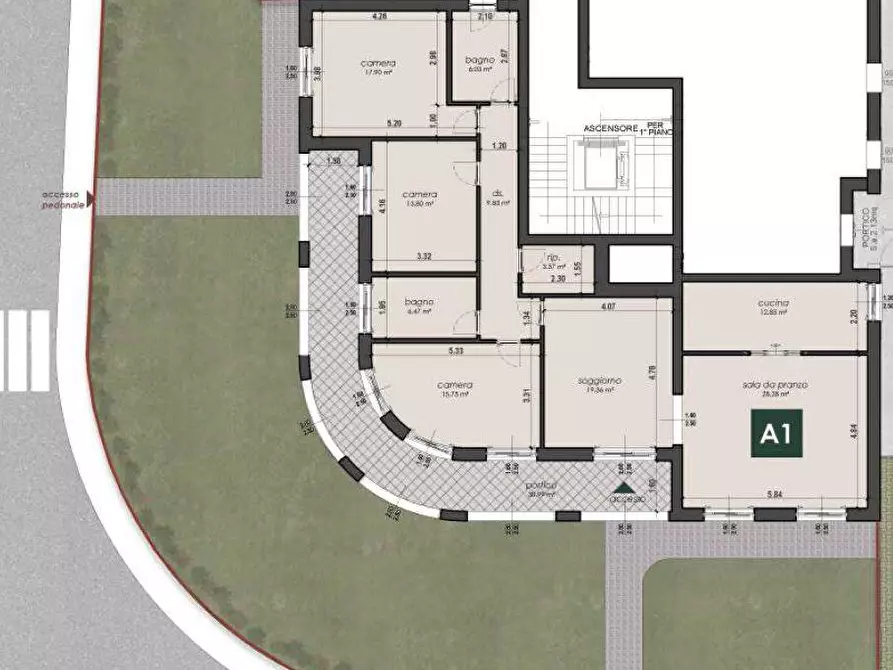 Immagine 3 di Appartamento in vendita  a Formigine