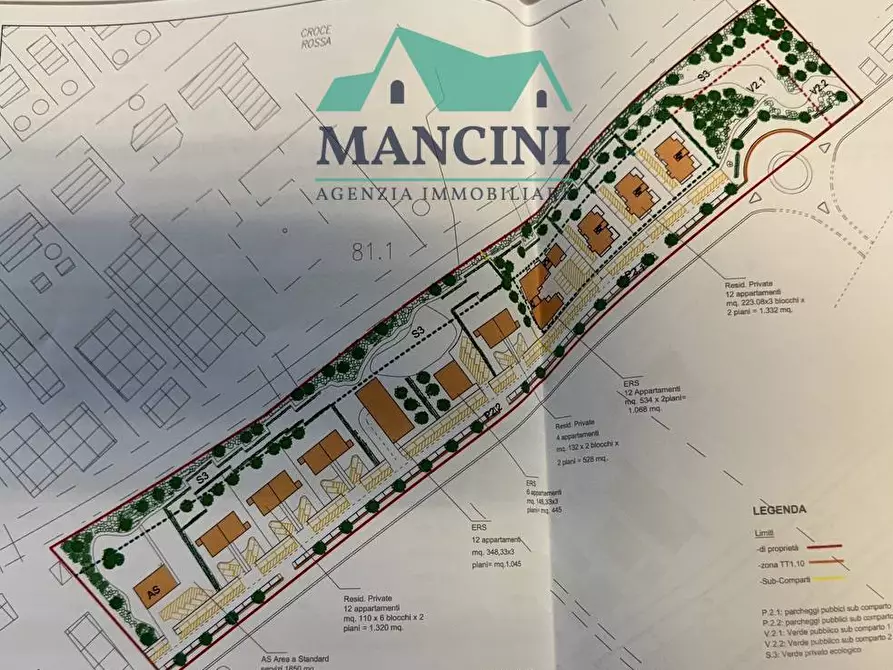 Immagine 2 di Terreno residenziale in vendita  in VERZIERE a Jesi