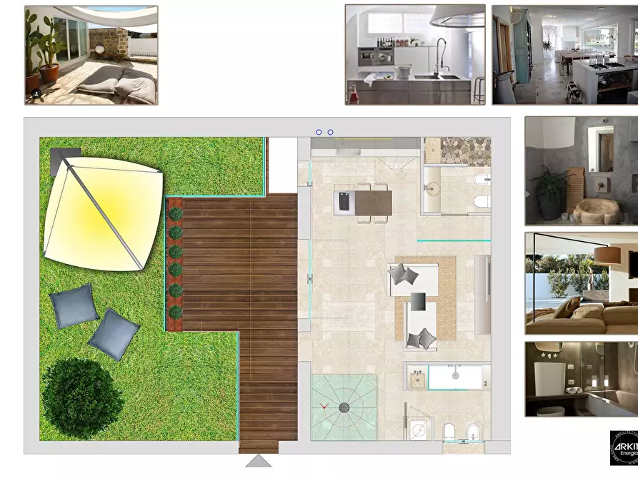 Immagine 3 di Appartamento in vendita  in via Galliano a Giurdignano