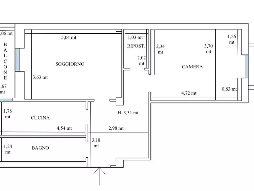 Immagine 30 di Appartamento in vendita  in Via Mac Mahon a Milano