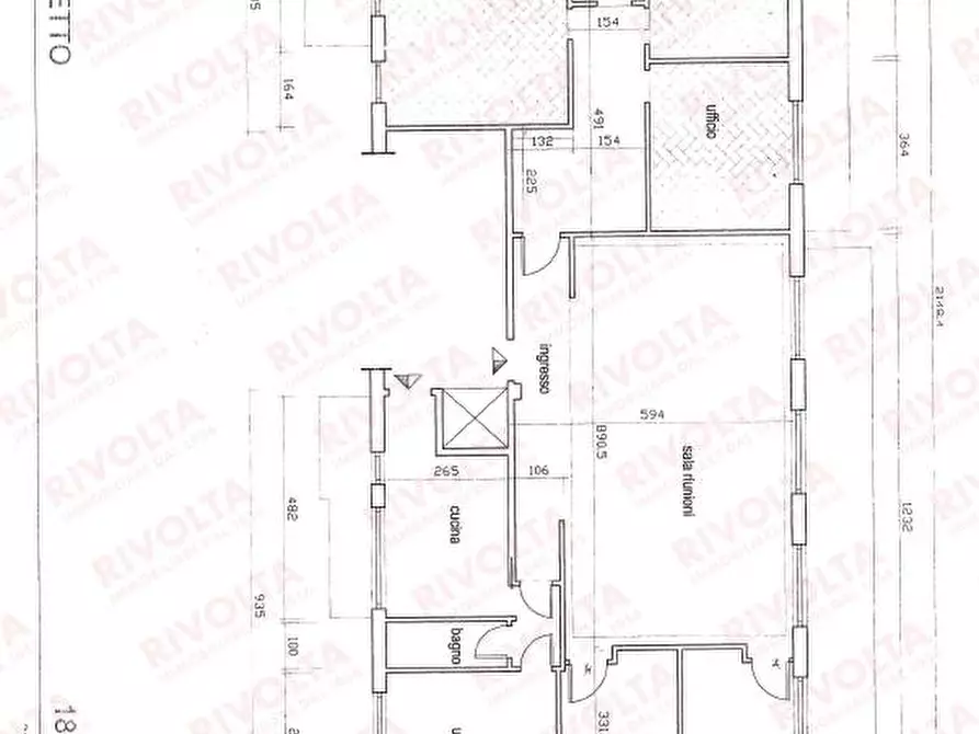 Immagine 2 di Ufficio in vendita  in Via Pietro Antonio Micheli a Roma