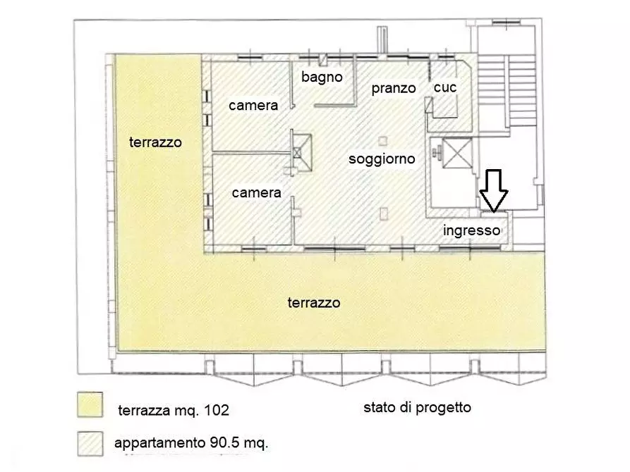 Immagine 22 di Attico in vendita  in Piazza Martiri a Savona