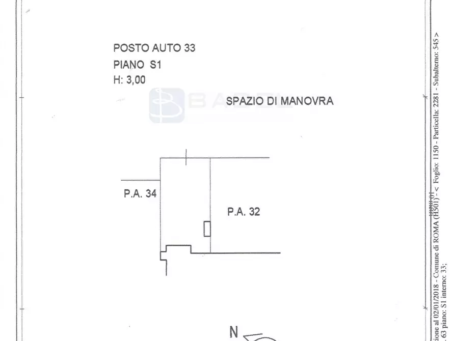 Immagine 10 di Box auto in affitto  in Via Quirino Roscioni a Roma