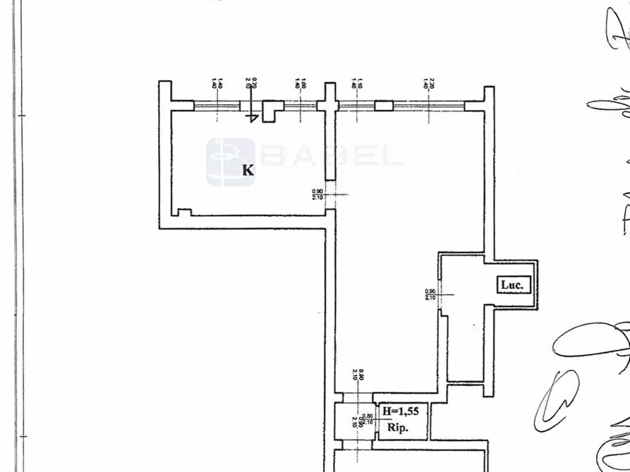 Immagine 19 di Appartamento in vendita  in Via di Grottarossa a Roma