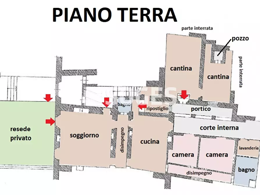 Immagine 14 di Appartamento in vendita  in Via Bellini a Montevarchi