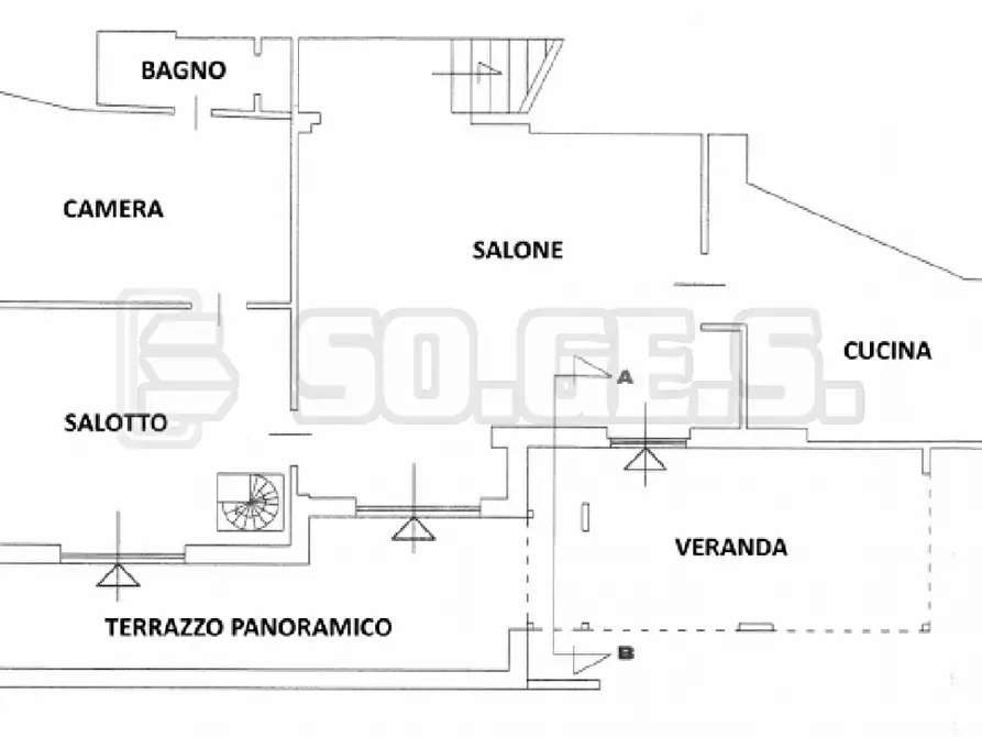 Immagine 24 di Villetta a schiera in vendita  in LOCALITA' SAN PRUGNANO a Rignano Sull'arno