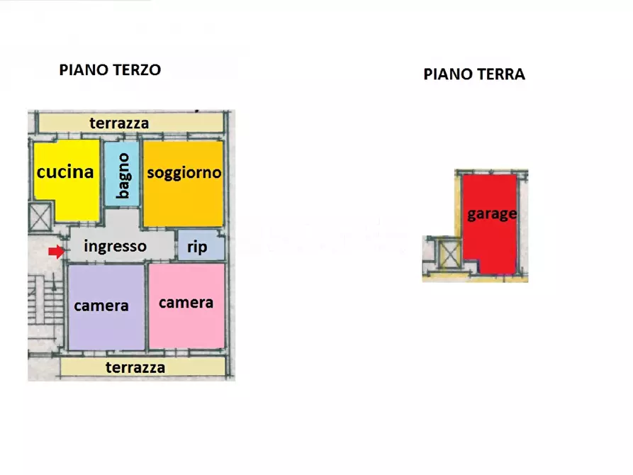 Immagine 12 di Appartamento in vendita  in VIA ALIGI BARDUCCI a San Giovanni Valdarno