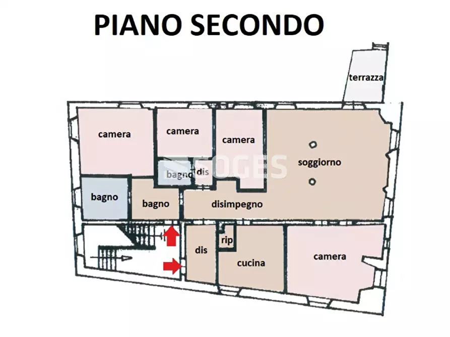 Immagine 11 di Appartamento in vendita  in VIA GORIZIA a Montevarchi