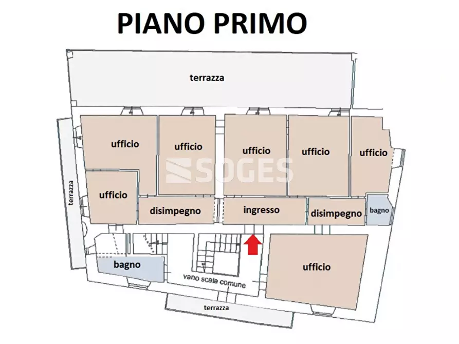 Immagine 13 di Ufficio in vendita  in VIA GORIZIA a Montevarchi