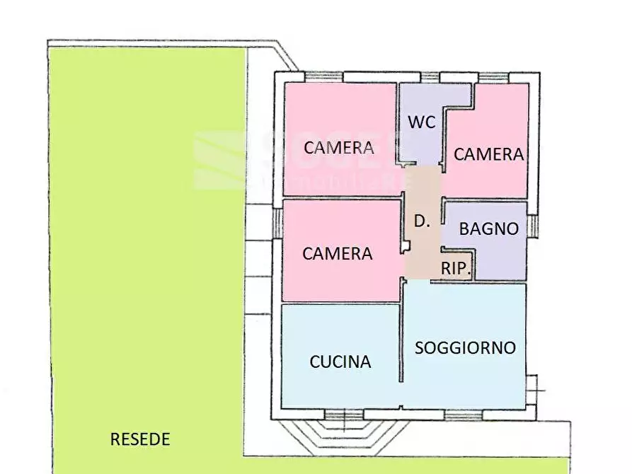 Immagine 22 di Villetta a schiera in vendita  in via nazionale a Laterina Pergine Valdarno