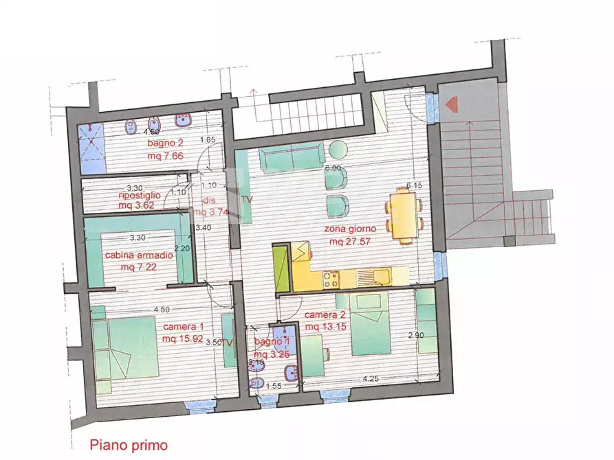 Immagine 17 di Rustico / casale in vendita  in Via Ciro Menotti a Reggello