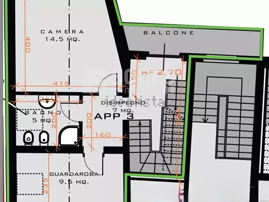 Immagine 22 di Appartamento in vendita  in Via Amelio del Buffa a Castelfranco Piandiscò
