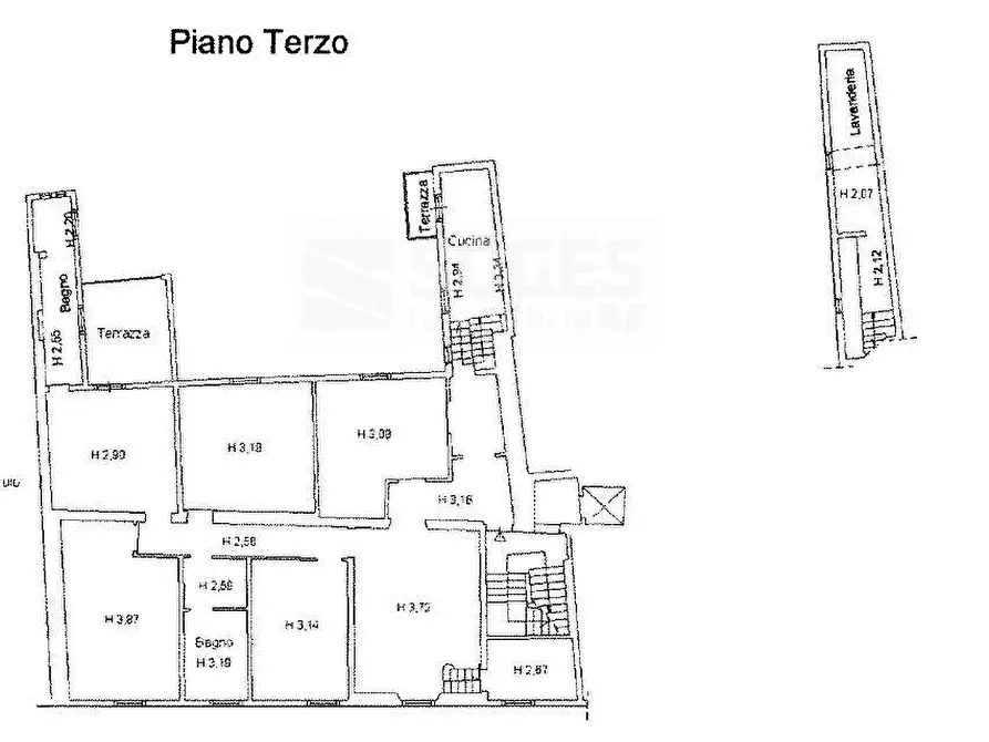 Immagine 21 di Appartamento in vendita  in Via San Gallo a Firenze