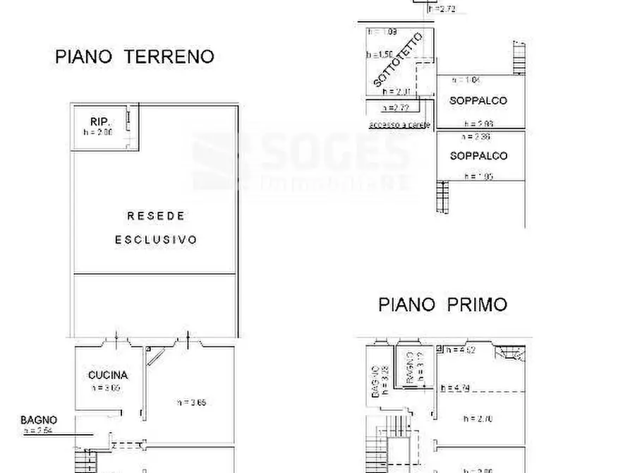 Immagine 22 di Villetta a schiera in vendita  in Via delle Cerbine a Firenze