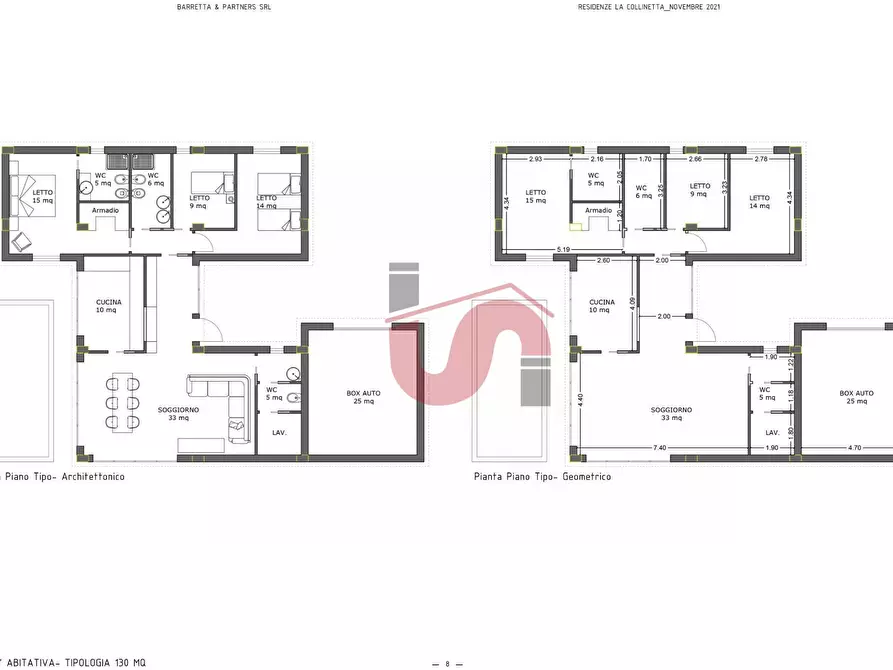 Immagine 8 di Villetta a schiera in vendita  in Via Aldo Moro a Benevento