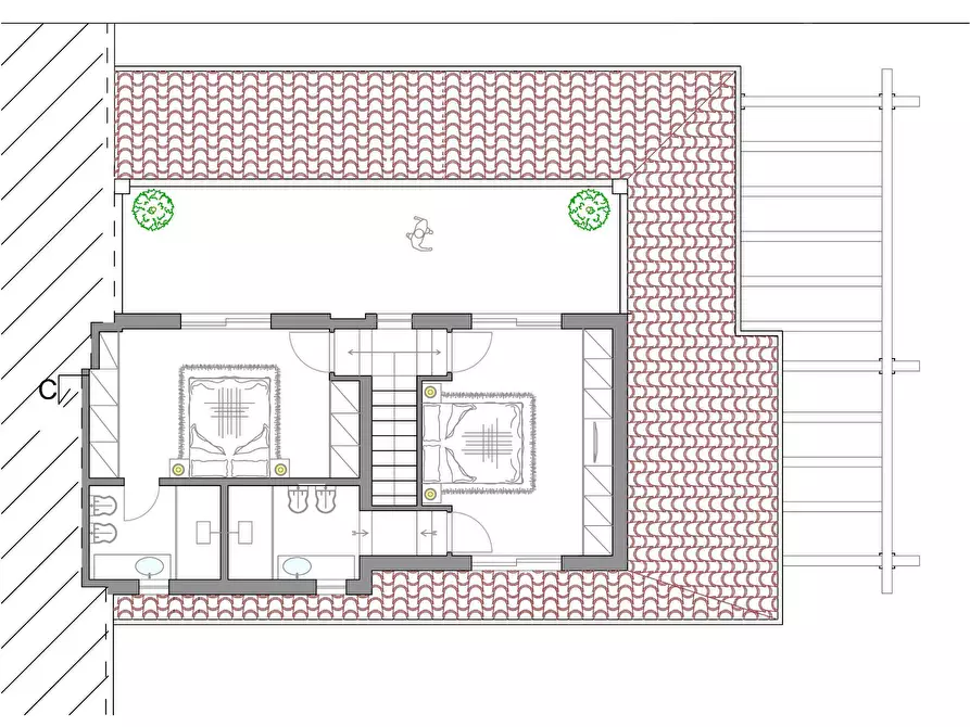 Immagine 12 di Casa bifamiliare in vendita  in via ponchielli a Forte Dei Marmi