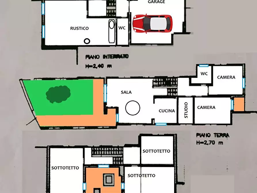 Immagine 3 di Villetta a schiera in vendita  in Via Santa Lucia a San Benedetto Del Tronto