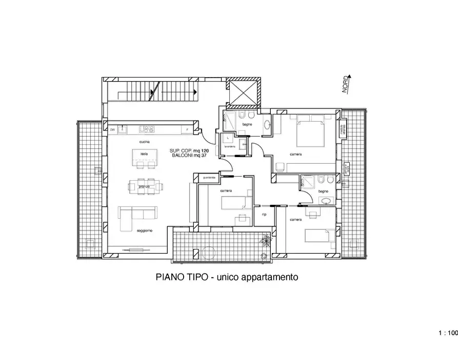 Immagine 10 di Appartamento in vendita  in viale de gasperi a San Benedetto Del Tronto