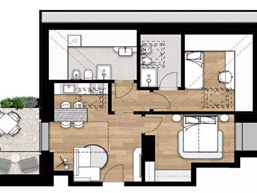 Immagine 22 di Appartamento in vendita  in via Murat a Milano