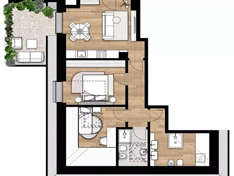 Immagine 22 di Appartamento in vendita  in via Murat a Milano