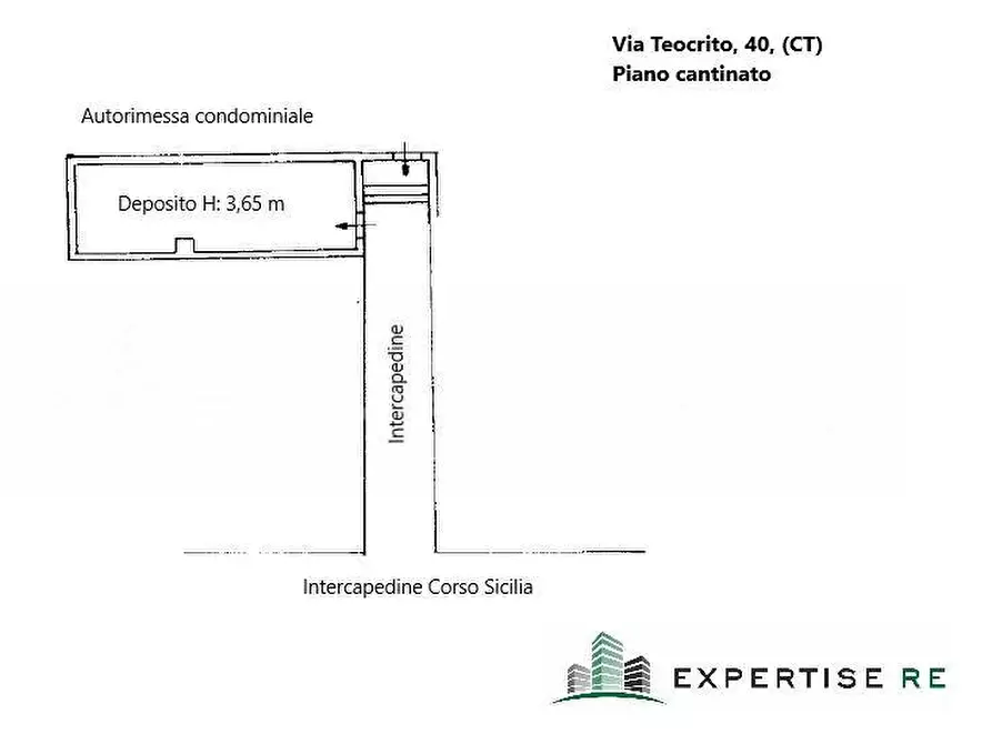Immagine 5 di Magazzino in vendita  in Via Teocrito a Catania