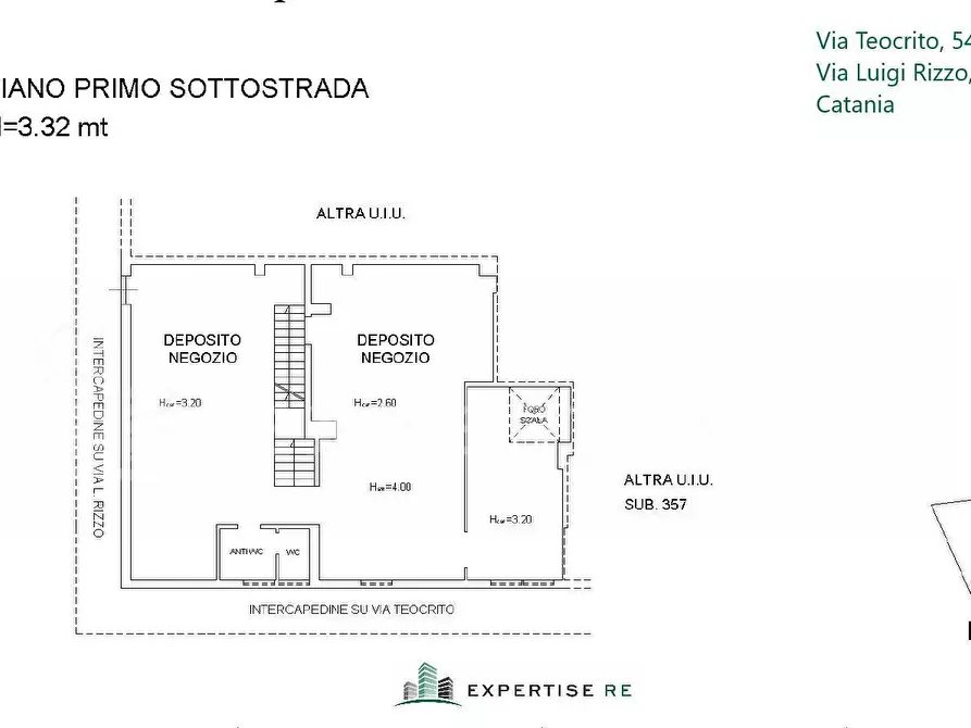 Immagine 22 di Locale commerciale in vendita  in Via Teocrito a Catania