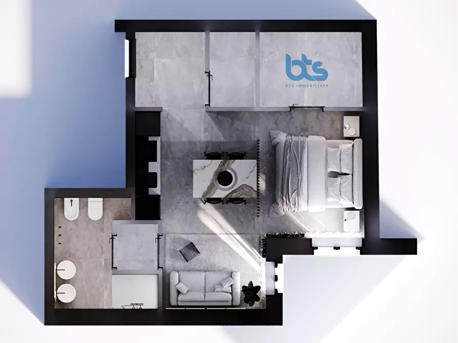 Immagine 5 di Appartamento in vendita  in via borfuro a Bergamo