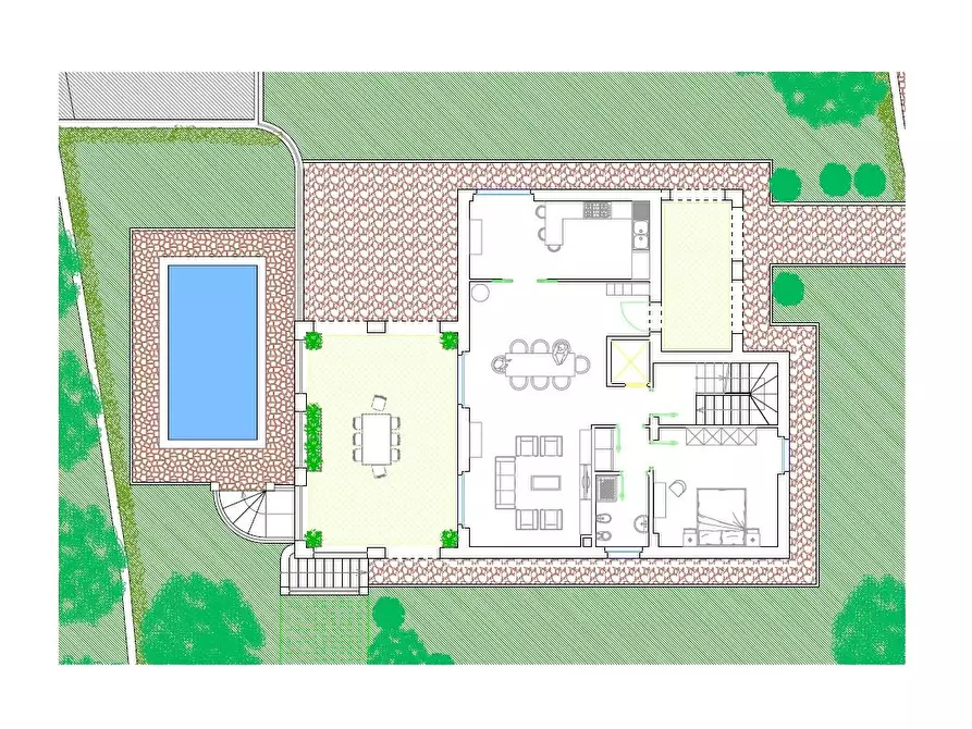 Immagine 4 di Villa in vendita  in Via Panoramica a Tortoreto