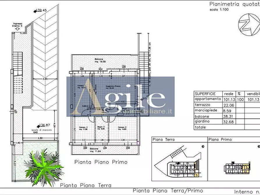 Immagine 3 di Appartamento in vendita  in PIATTONI a Castel Di Lama