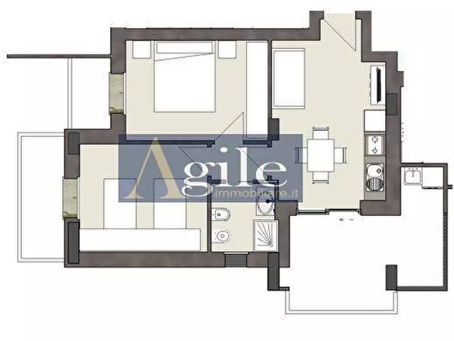 Immagine 2 di Appartamento in vendita  in via gorgona a Alba Adriatica