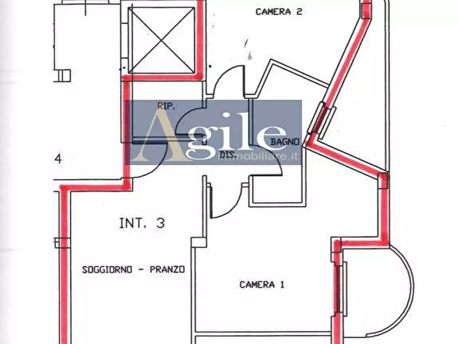 Immagine 2 di Appartamento in vendita  in via fontemercato a Acquaviva Picena