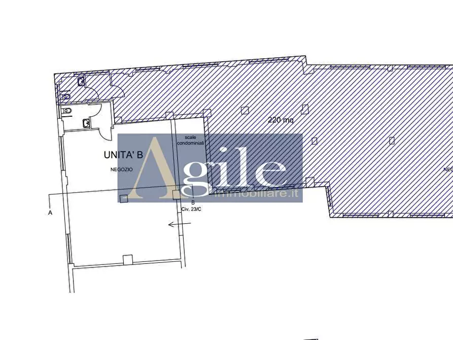 Immagine 7 di Locale commerciale in vendita  in VIA SALARIA a Ascoli Piceno
