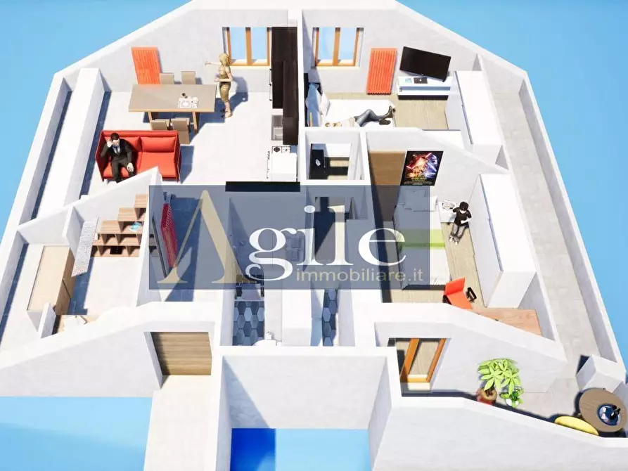 Immagine 2 di Appartamento in vendita  in VIA PETRARCA a Monsampolo Del Tronto