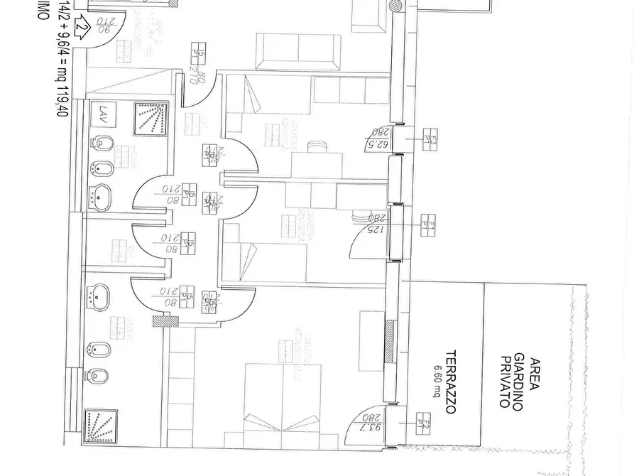 Immagine 20 di Appartamento in vendita  in Via Dell' Aeroporto a Pisa