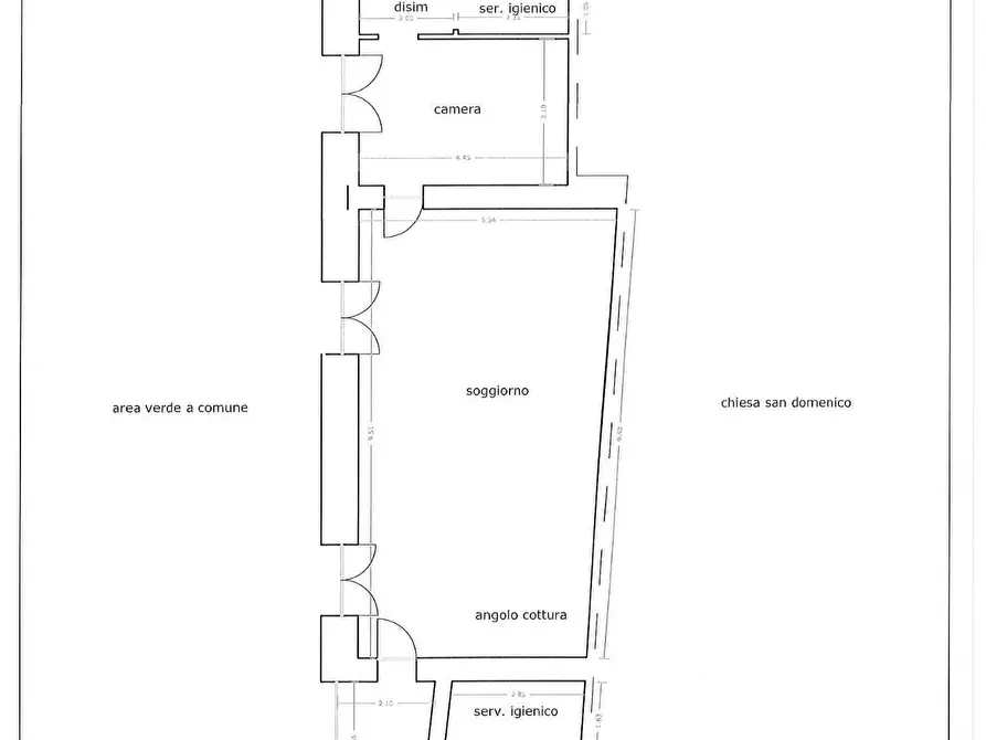 Immagine 10 di Appartamento in vendita  in corso italia a Pisa