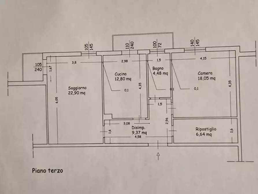 Immagine 14 di Appartamento in vendita  in Via Di Pratale a Pisa