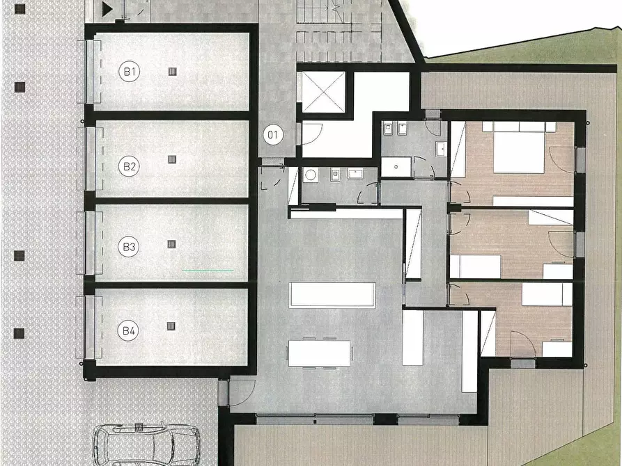 Immagine 8 di Appartamento in vendita  in VIA BELVEDERE a Pescate