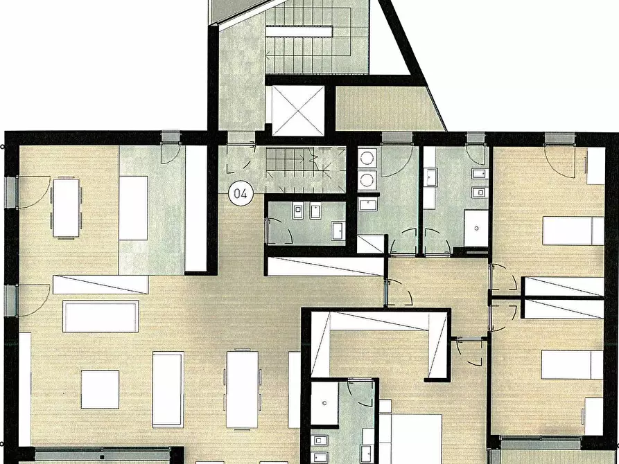 Immagine 8 di Attico in vendita  in VIA BELVEDERE a Pescate