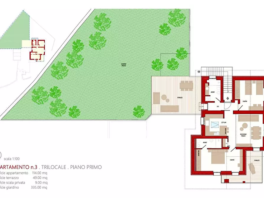 Immagine 21 di Appartamento in vendita  in VIA VALSASSINA a Lecco