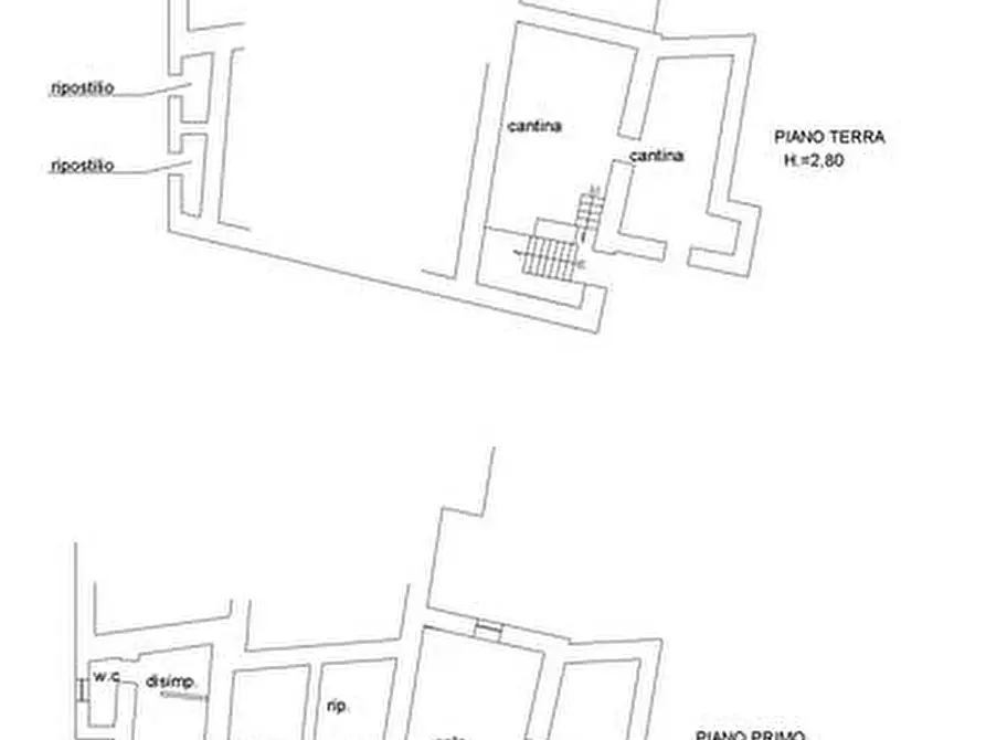 Immagine 20 di Casa bifamiliare in vendita  in Piazza Carbonara a Vicoli